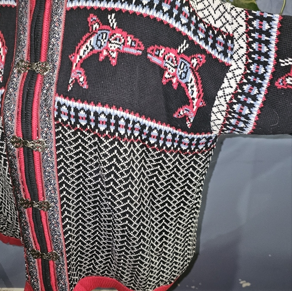 Vintage northern lights cardigan sweater - Picture 4 of 8